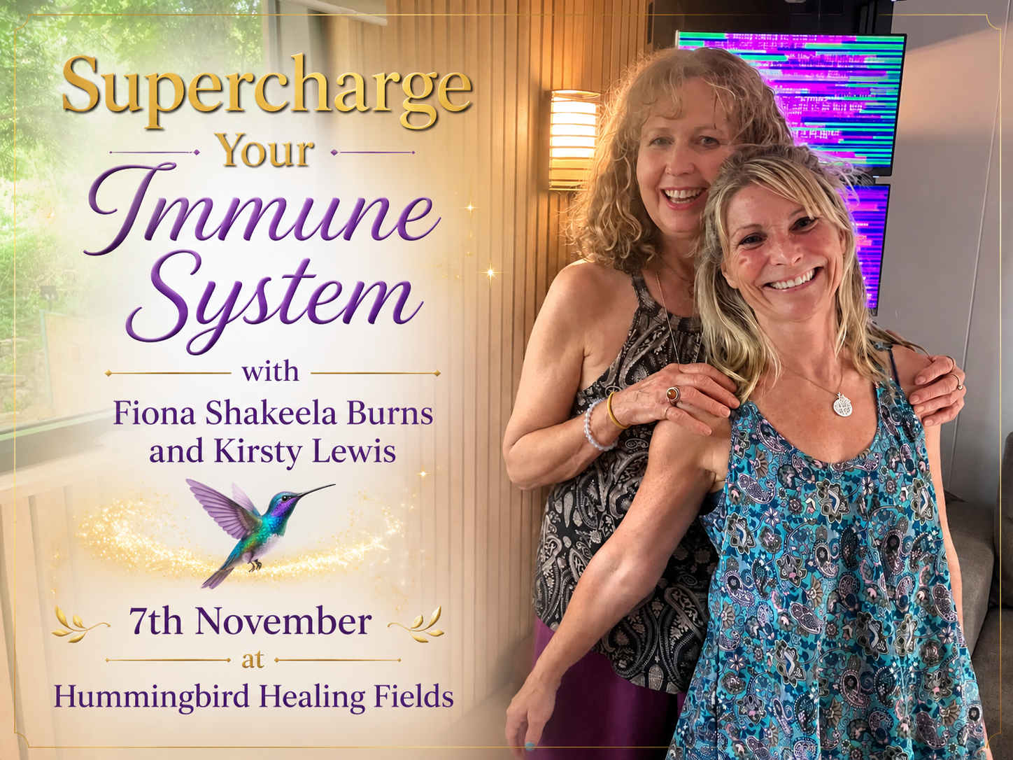 Supercharge Your Immune System Me And Fiona 7Th Nov 2026