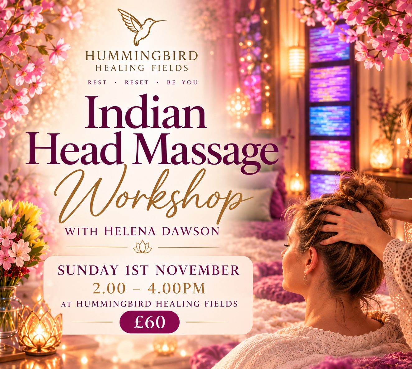 INDIAN HEAD MASSAGE HELENA 1ST NOV SMALL IMAGE