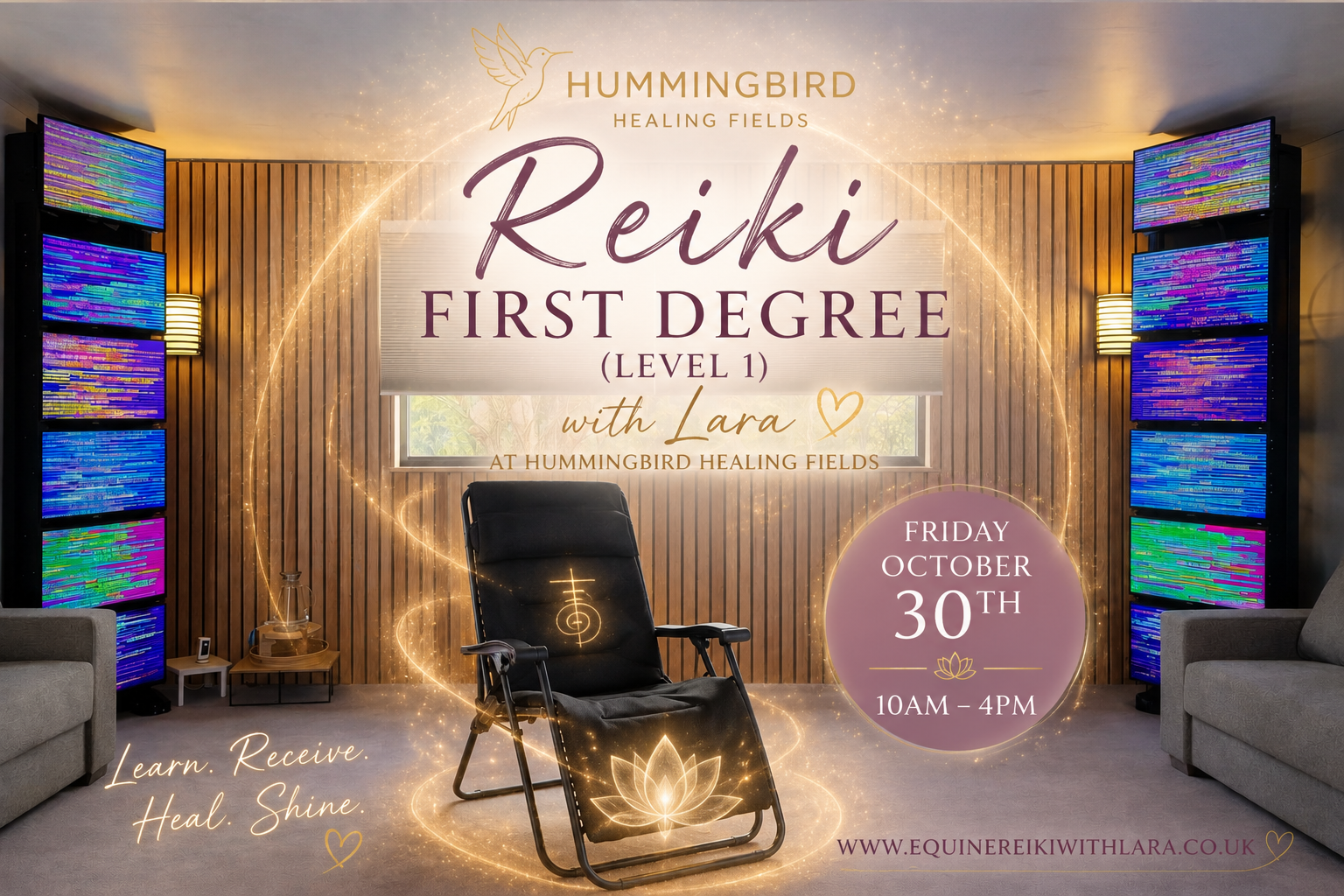 REIKI WITH LARA 30TH OCT 26